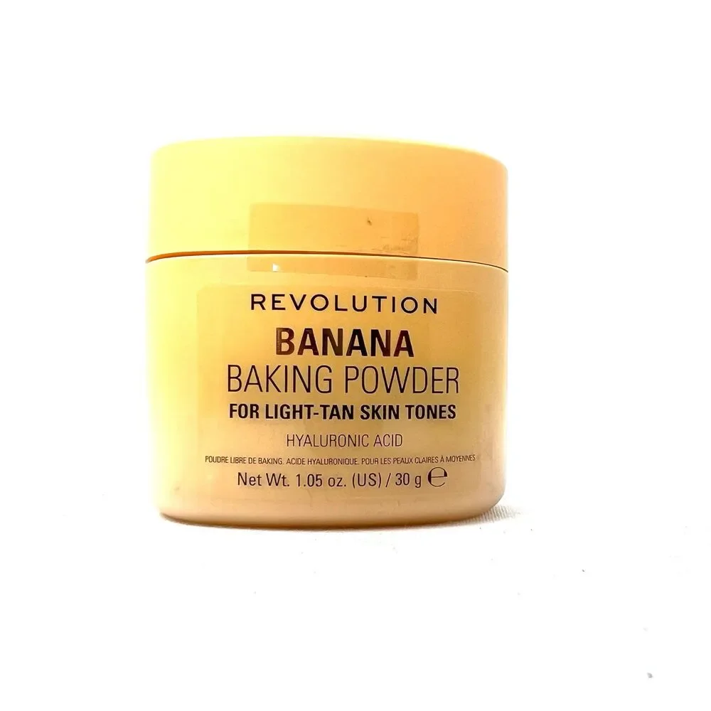 New Revolution Super Matte Fix Banana Powder Light Tan Skin Tones